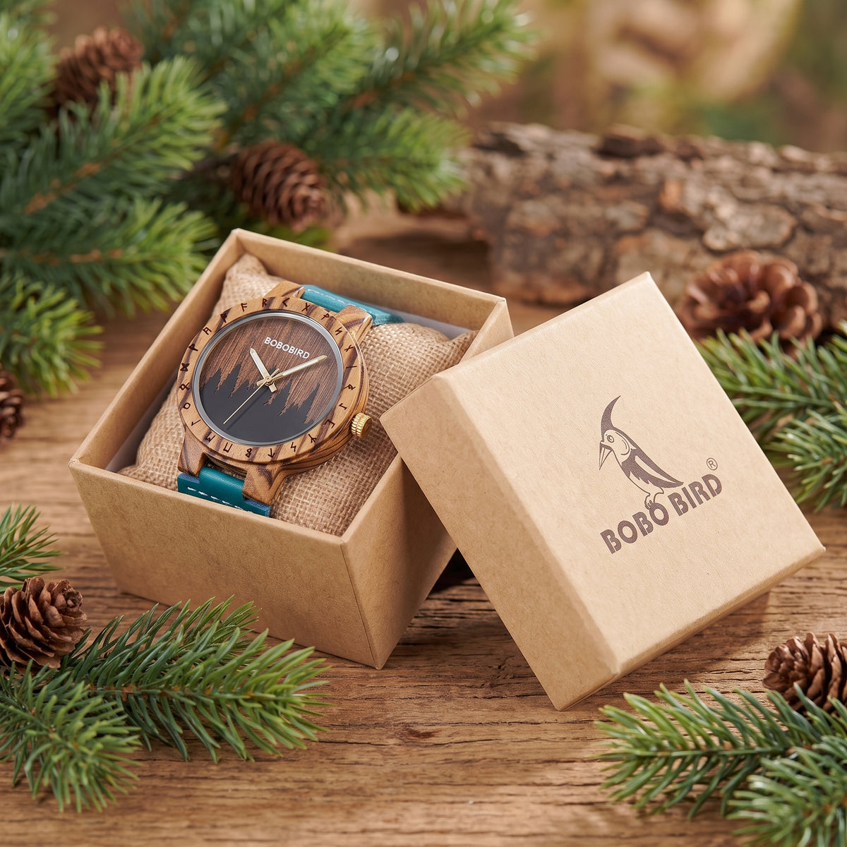 Montre en bois - B02