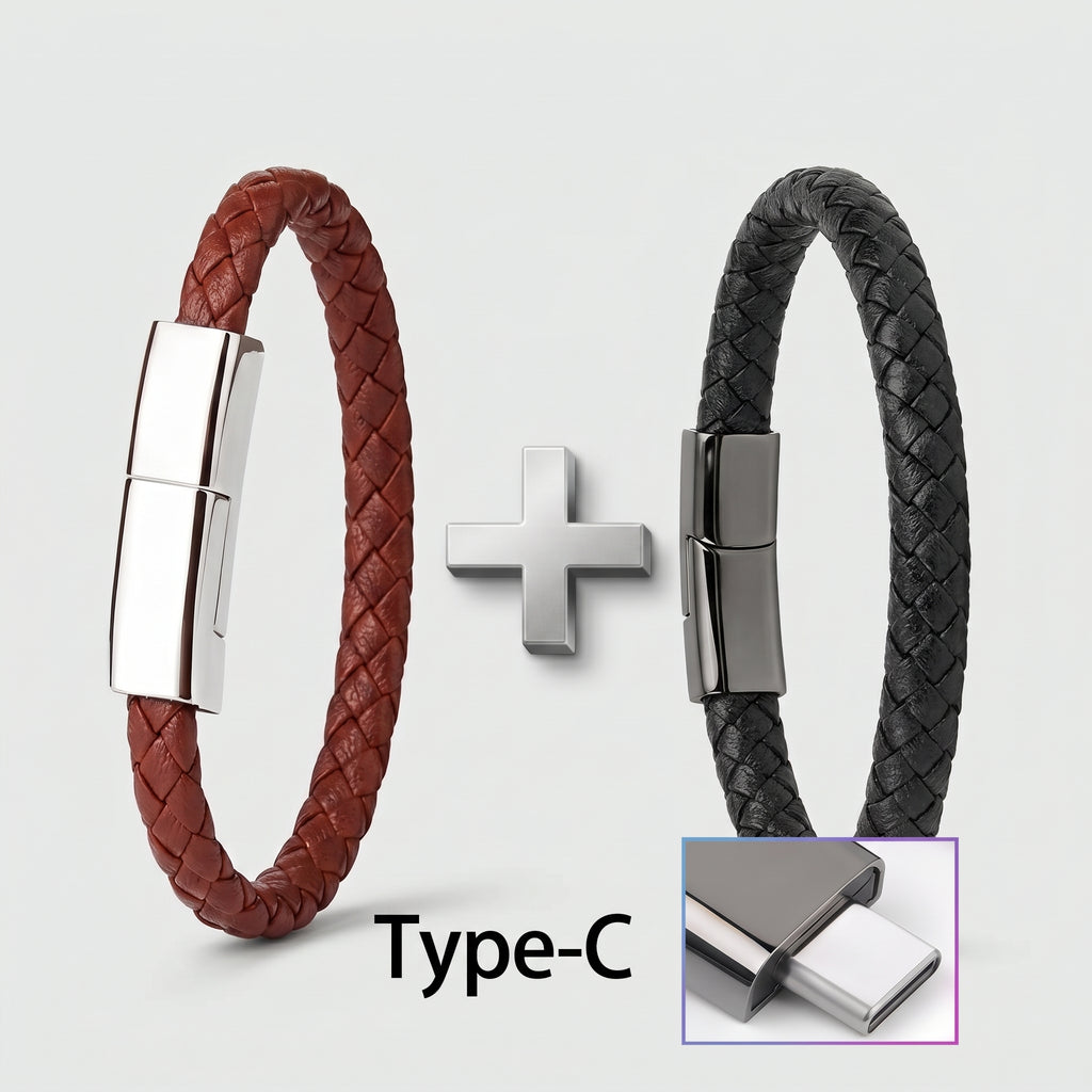Bracelet Câble de Charge et de Données 2-en-1