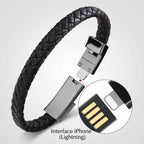 Bracelet Câble de Charge et de Données 2-en-1