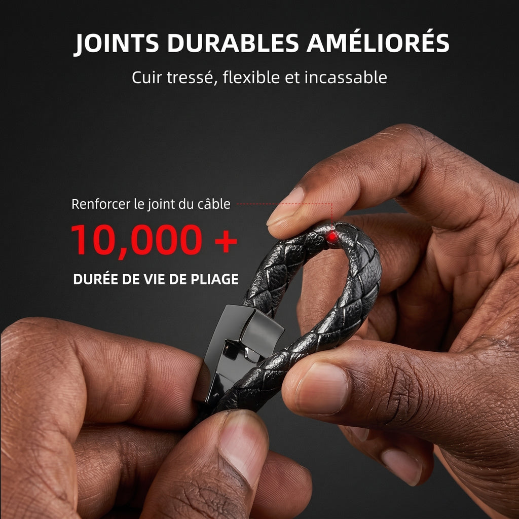 Bracelet Câble de Charge et de Données 2-en-1