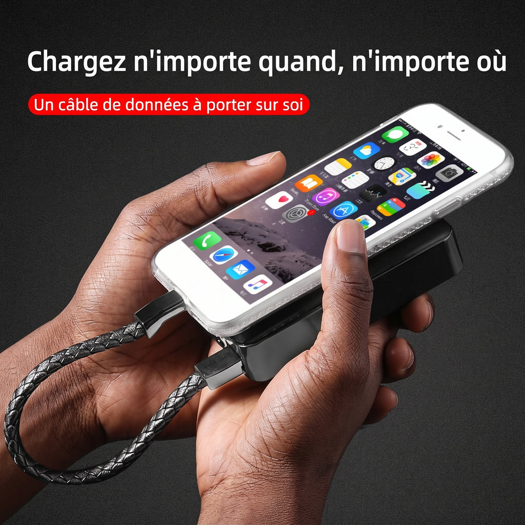 Bracelet Câble de Charge et de Données 2-en-1