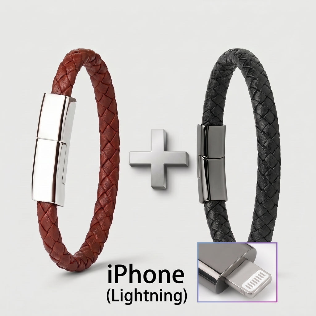 Bracelet Câble de Charge et de Données 2-en-1